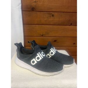 Adidas Womans  slip on Gray  Sneaker  Sz 8